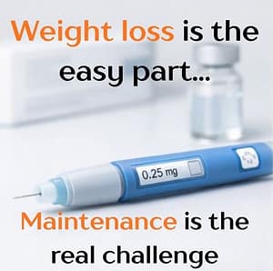 tapering can help you to not regain weight